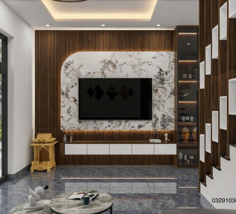 Thi công nội thất của công ty xây dựng Hoài Bảo 35